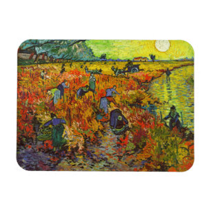 Vincent van Gogh - The Red Vineyards Magnet