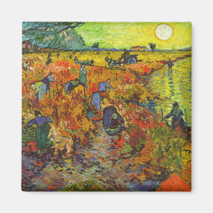 Vincent van Gogh - The Red Vineyards Magnet