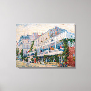 Vincent van Gogh - The Restaurant de la Sirene Canvas Print