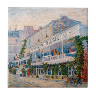 Vincent van Gogh - The Restaurant de la Sirene Tile