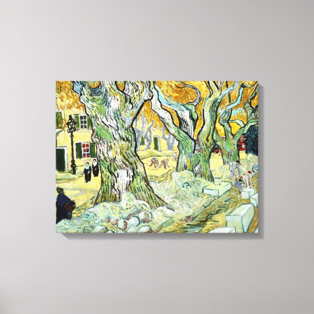 Vincent van Gogh The Road Mender Canvas Print (Front)