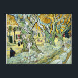 Vincent van Gogh The Road Mender Postcard<br><div class="desc">Men working on The Boulevard Mirabeau,  Saint-Rémy-de-Provence,  France.</div>