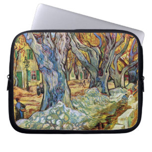Vincent Van Gogh - The Road Menders - Fine Art Laptop Sleeve