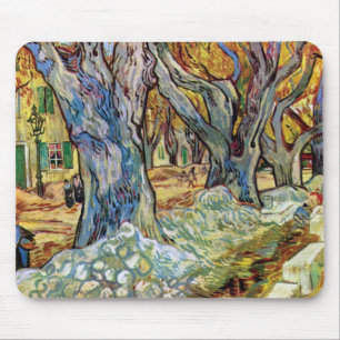 Vincent Van Gogh - The Road Menders - Fine Art Mouse Mat