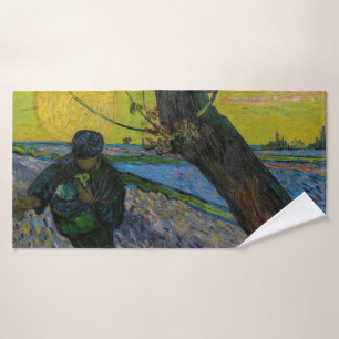Vincent van Gogh - The Sower Bath Towel Set