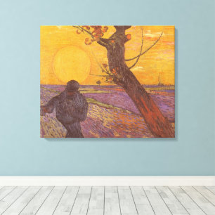 Vincent van Gogh - The Sower Canvas Print