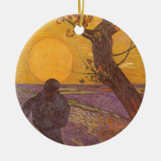 Vincent van Gogh - The Sower Ceramic Tree Decoration