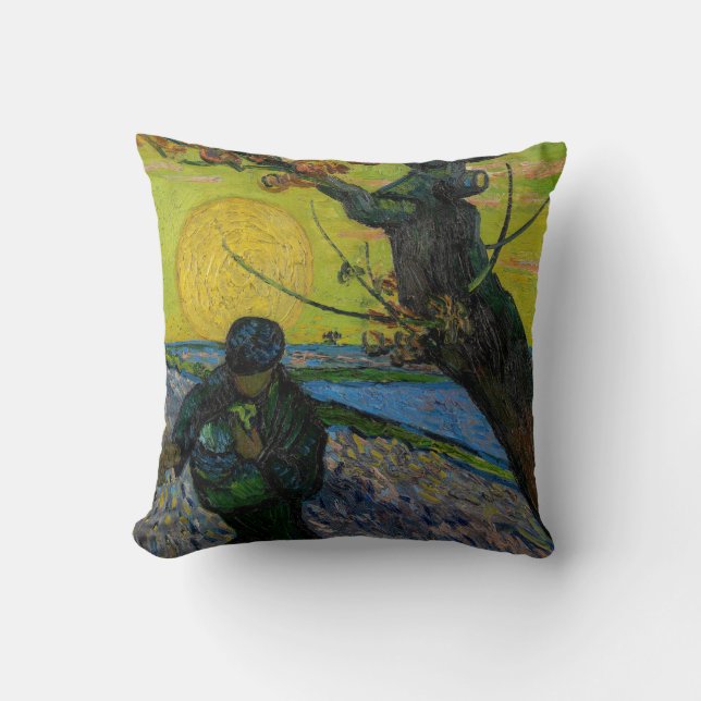 Vincent van Gogh - The Sower Cushion (Front)