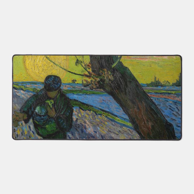 Vincent van Gogh - The Sower Desk Mat (Front)
