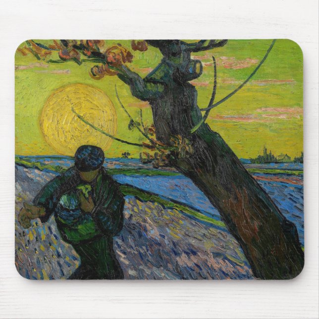 Vincent van Gogh - The Sower Mouse Mat (Front)