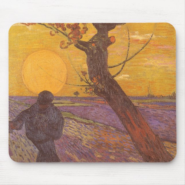 Vincent van Gogh - The Sower Mouse Mat (Front)