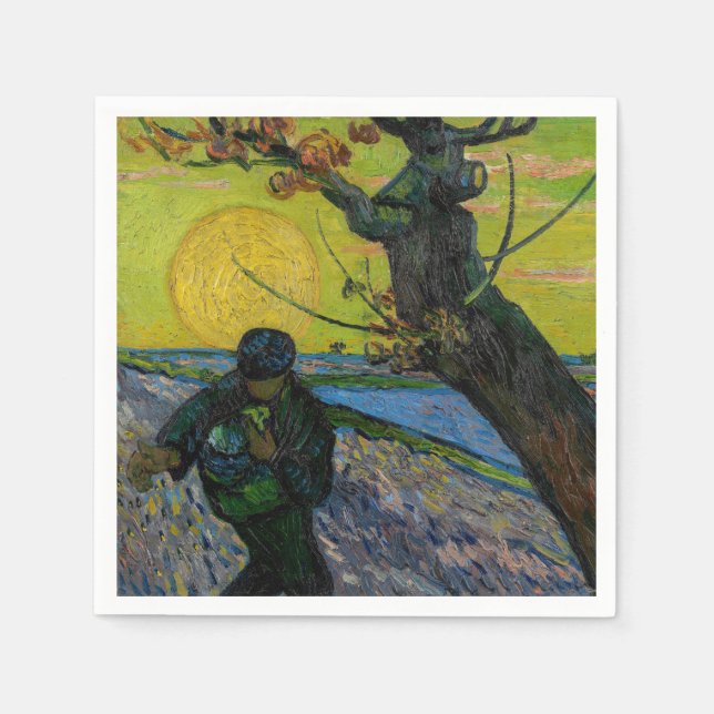 Vincent van Gogh - The Sower Napkin (Front)