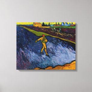 Vincent van Gogh - The Sower: Outskirts of Arles Canvas Print