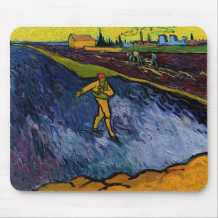 Vincent van Gogh - The Sower: Outskirts of Arles Mouse Mat