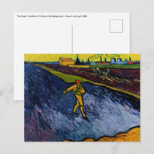 Vincent van Gogh - The Sower: Outskirts of Arles Postcard