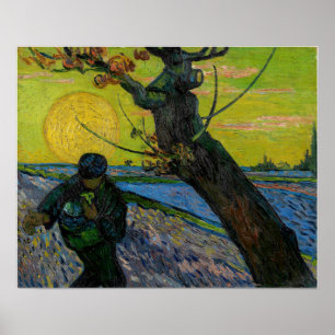 Vincent van Gogh - The Sower Poster