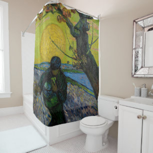 Vincent van Gogh - The Sower Shower Curtain