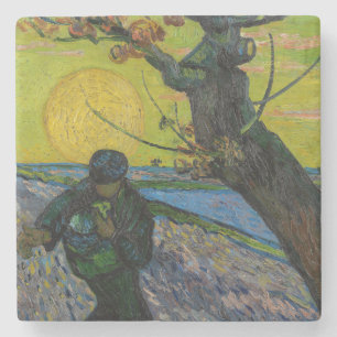 Vincent van Gogh - The Sower Stone Coaster
