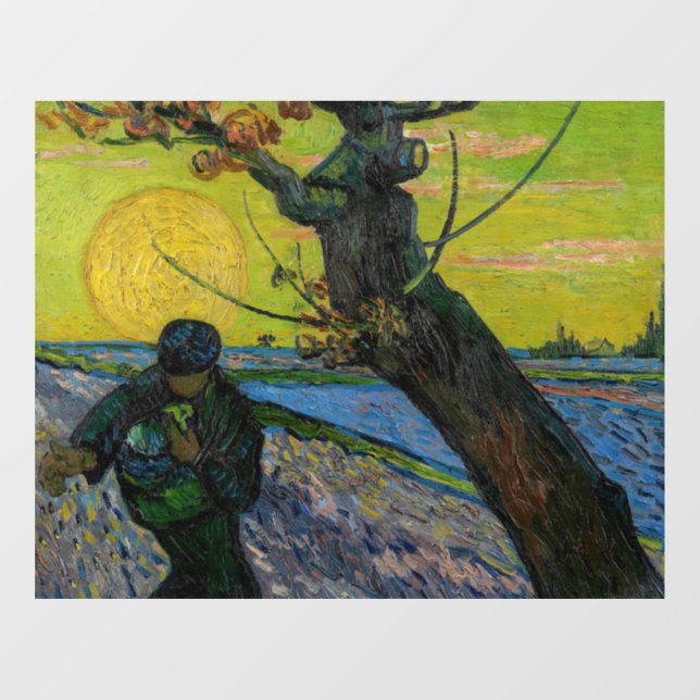 Vincent van Gogh - The Sower Window Cling (Sheet)