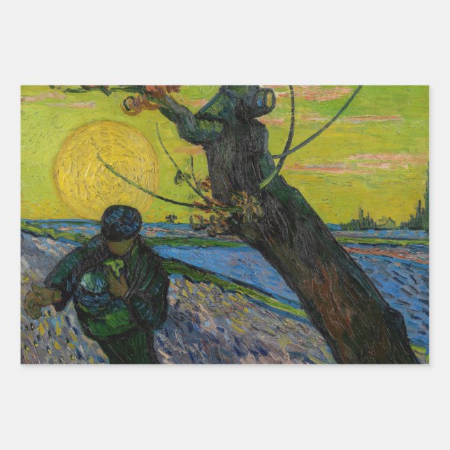 Vincent van Gogh - The Sower Wrapping Paper Sheet (Front)