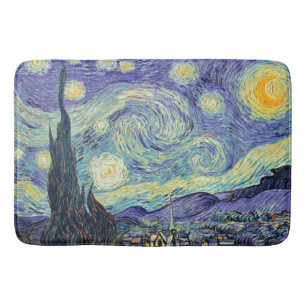 Vincent Van Gogh/ The Starry Night    Bath Mat