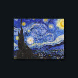 Vincent Van Gogh - The Starry night Canvas Print<br><div class="desc">The Starry Night / La nuit etoilee - Vincent Van Gogh in 1889</div>