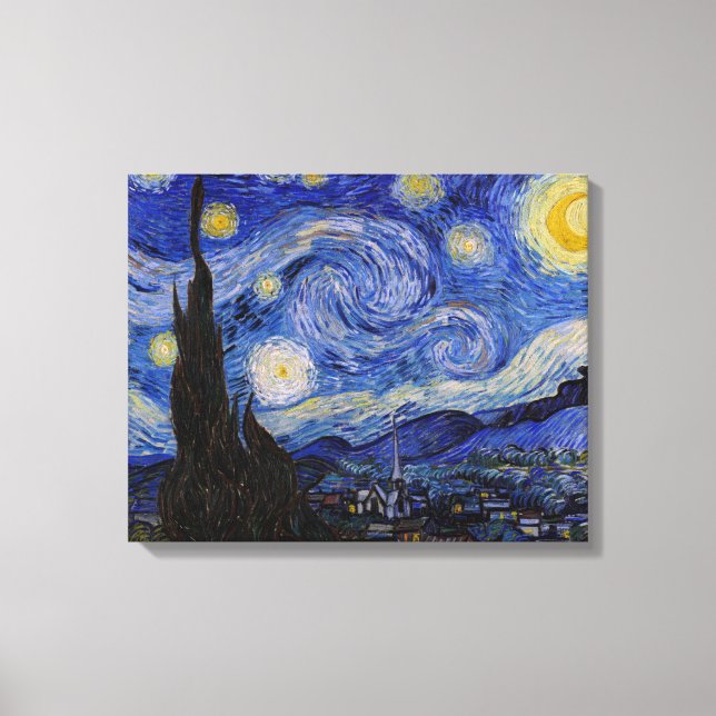 Vincent Van Gogh - The Starry night Canvas Print (Front)
