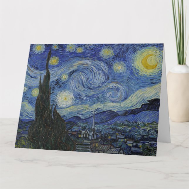 Vincent Van Gogh, The Starry Night Card (Front)