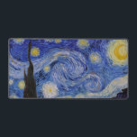 Vincent Van Gogh - The Starry night Desk Mat<br><div class="desc">The Starry Night / La nuit etoilee - Vincent Van Gogh in 1889</div>