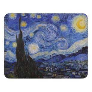 Vincent Van Gogh - The Starry night Door Sign