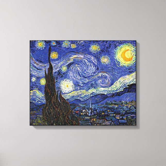 Vincent Van Gogh - The Starry Night Extra Large Canvas Print (Front)