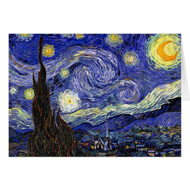 Vincent Van Gogh - The Starry Night Fine Art (Front Horizontal)