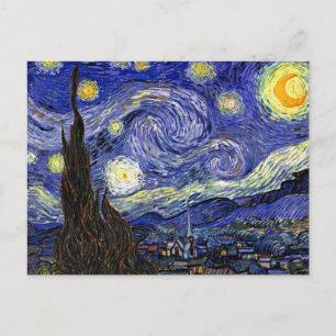 Vincent Van Gogh - The Starry Night Fine Art Postcard
