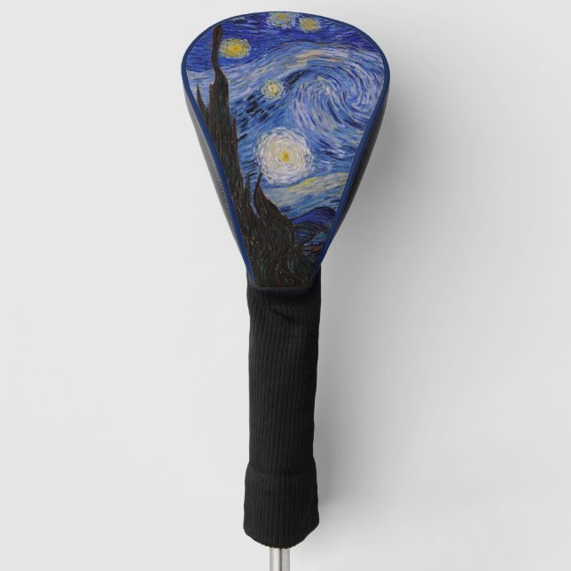 Vincent Van Gogh - The Starry night Golf Head Cover (Front)