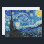 Vincent Van Gogh The Starry Night Invitation<br><div class="desc">Vincent Van Gogh's The Starry Night Detail</div>