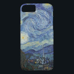 Vincent van Gogh | The Starry Night, June 1889 iPhone 8/7 Case<br><div class="desc">VAN GOGH->Post-Impressionist, stars, star, nocturne, landscape, church spire, moon, moonlight, tree, sky, cosmic, St, Remy, Provence, French, Saint-Remy, Post-Impressionism, iconic\\The Starry Night,  June 1889 (oil on canvas),  Gogh,  Vincent van (1853-90) / Museum of Modern Art,  New York,  USA / The Bridgeman Art Library | Image Collection Number: XOS702746</div>