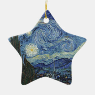 Vincent van Gogh   The Starry Night, June 1889 Ceramic Tree Decoration
