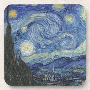 Vincent van Gogh   The Starry Night, June 1889 Coaster