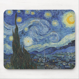 Vincent van Gogh   The Starry Night, June 1889 Mouse Mat