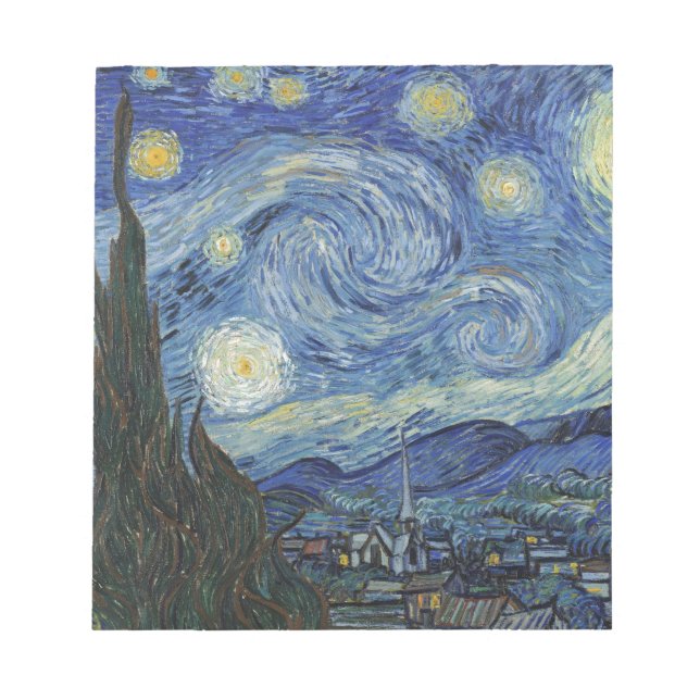 Vincent van Gogh | The Starry Night, June 1889 Notepad (Front)