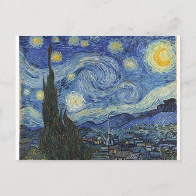 Vincent van Gogh | The Starry Night, June 1889 Postcard (Front)