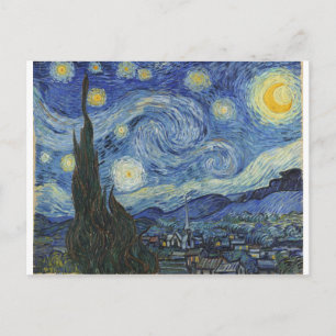 Vincent van Gogh   The Starry Night, June 1889 Postcard