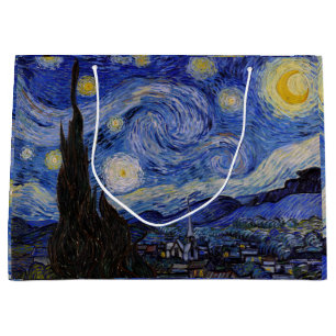 Vincent Van Gogh - The Starry night Large Gift Bag