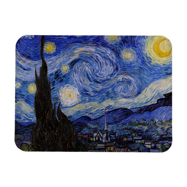 Vincent Van Gogh - The Starry night Magnet (Horizontal)