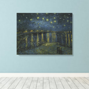 Vincent Van Gogh, The Starry Night Over the Rhone Canvas Print