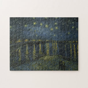 Vincent Van Gogh, The Starry Night Over the Rhone Jigsaw Puzzle