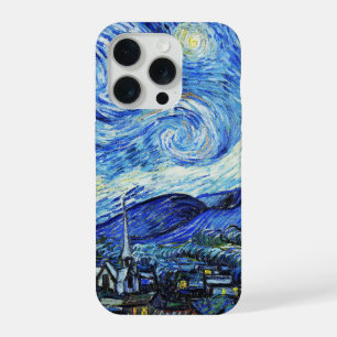 Vincent Van Gogh, The Starry Night painting iPhone 15 Pro Case