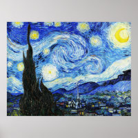 Vincent Van Gogh, The Starry Night painting