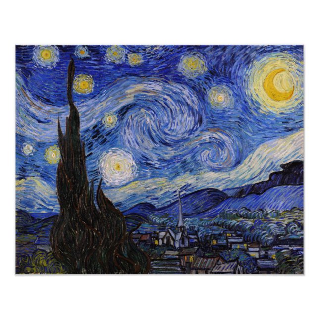 Vincent Van Gogh - The Starry night Photo Print (Front)