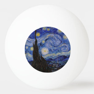 Vincent Van Gogh - The Starry night Ping Pong Ball